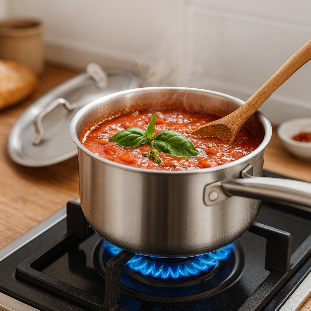 Casseroles en acier inoxydable